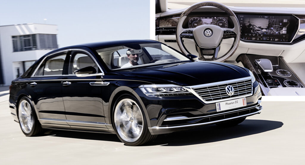 VW Shows Near-Production Prototype Of The Axed Second-Gen Phaeton