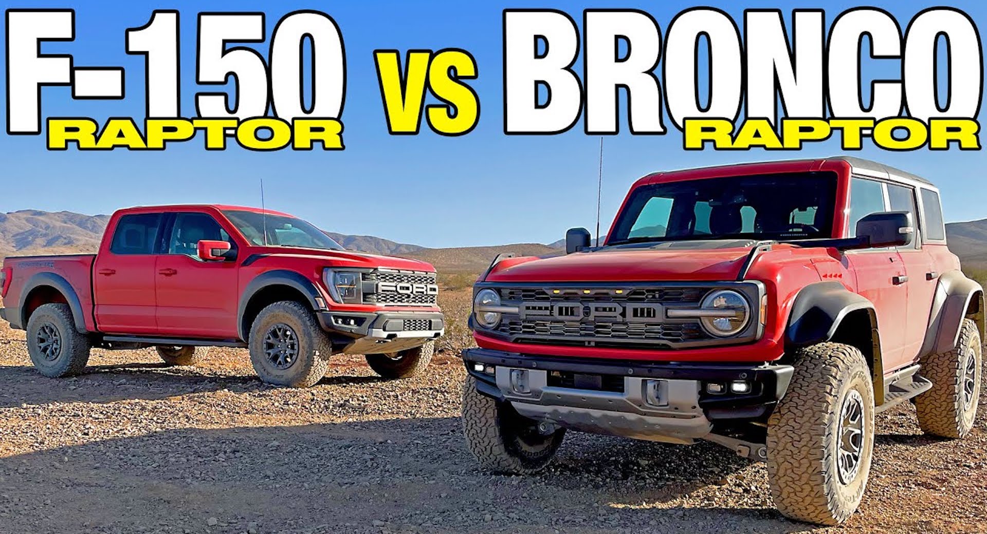 Ford F-150 Vs. Ford Bronco: Which Makes The Best Raptor? Auto Recent
