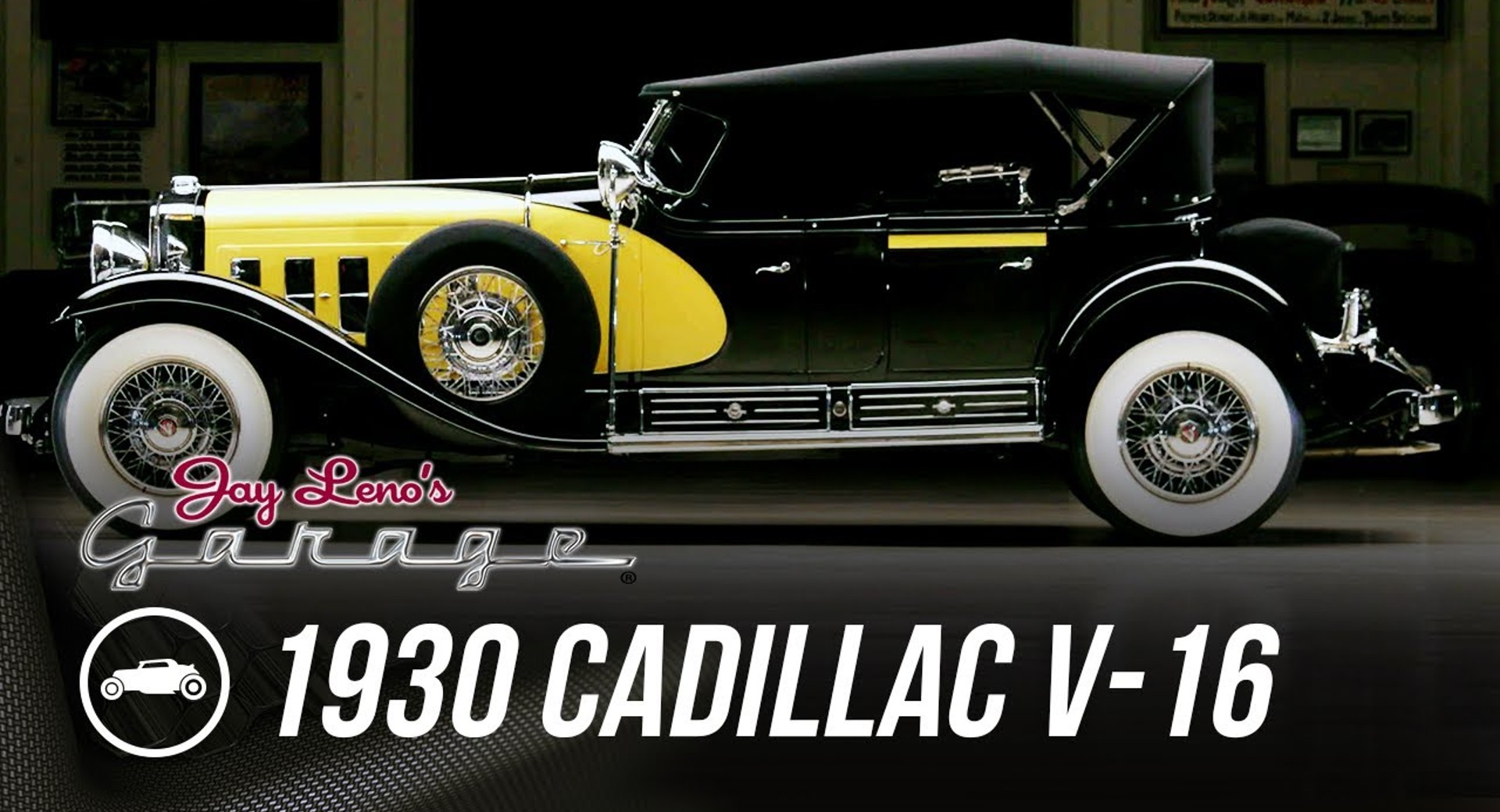 Jay Leno conduit la Cadillac V-16 de 1930 qui a mis la marque sur la carte