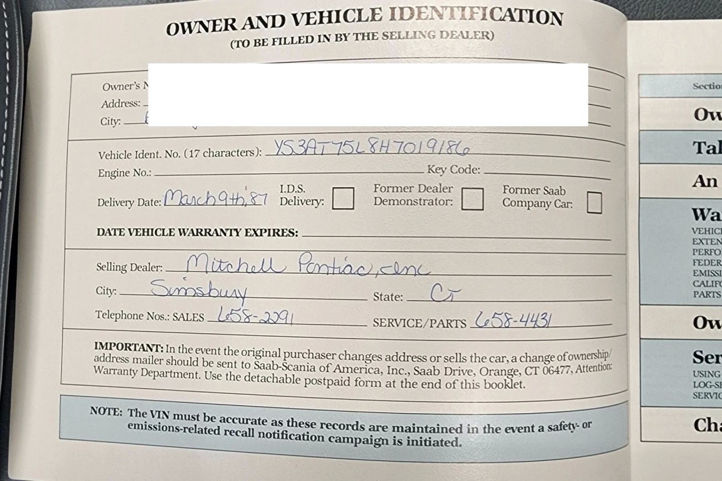 This 246-Mile Saab 900 Turbo Convertible Just Sold For More Than A 2023 Corvette Z06