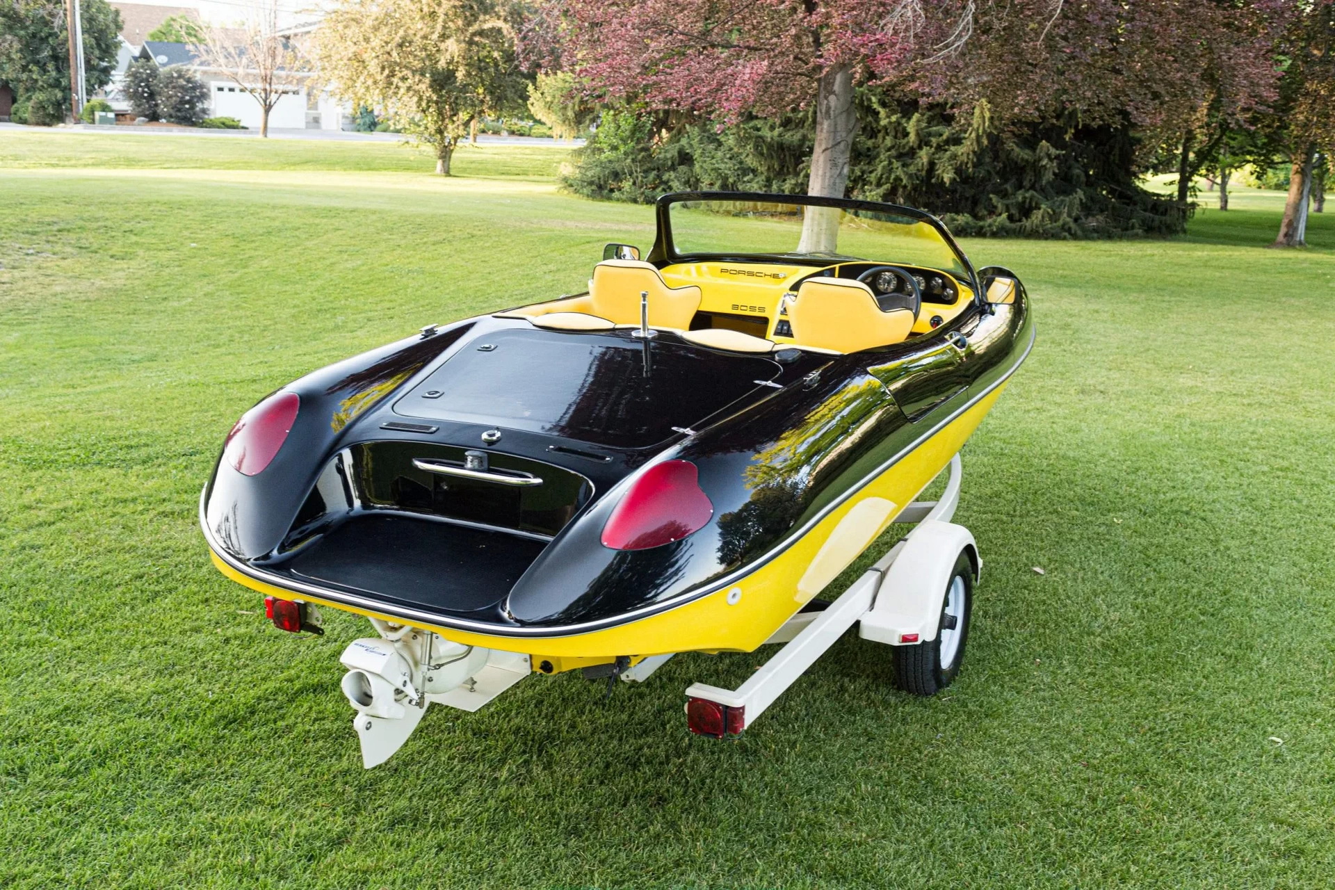 Wanna Buy A Boat That Kinda Looks Like A 1990s Porsche?