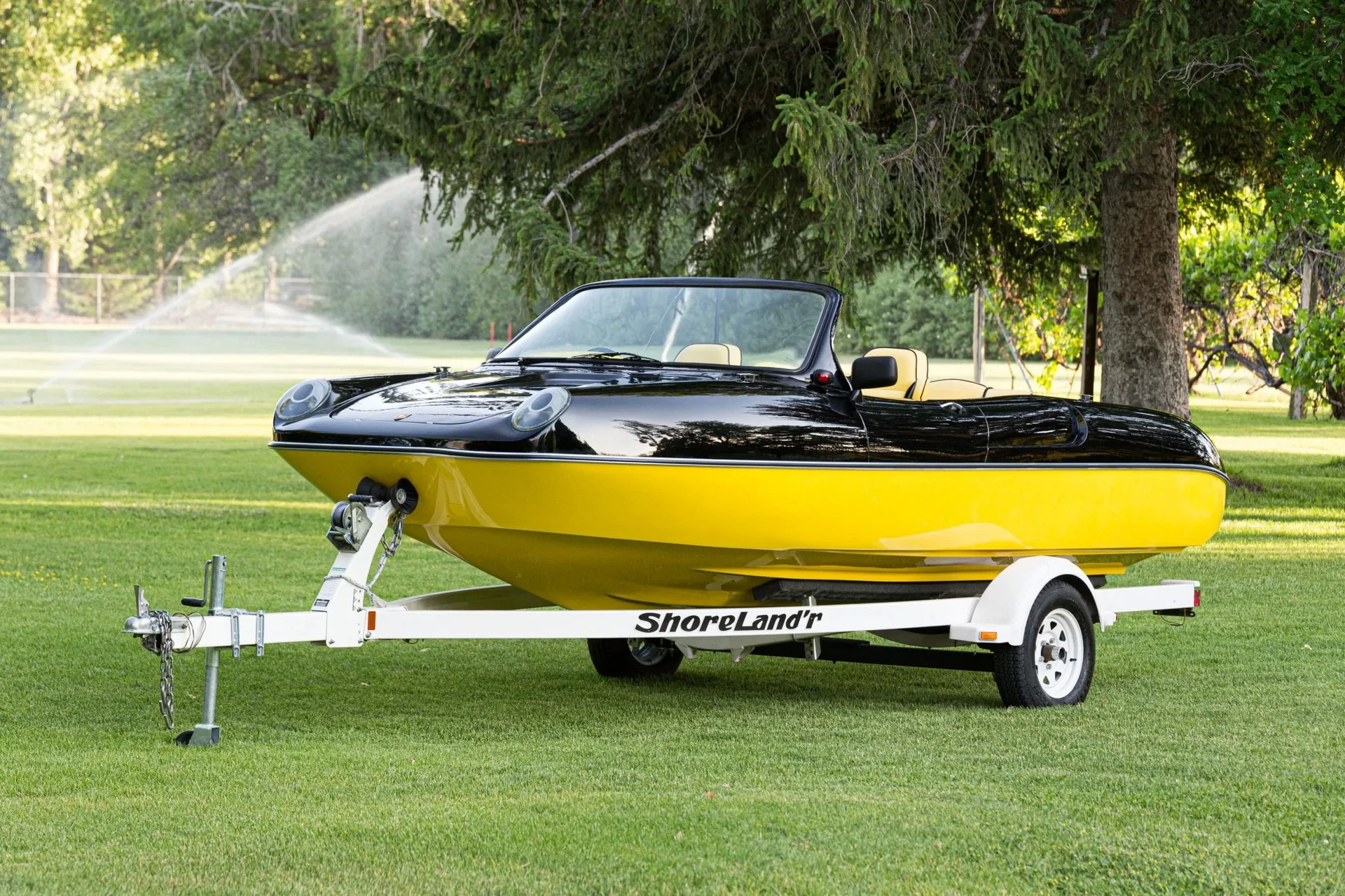 Wanna Buy A Boat That Kinda Looks Like A 1990s Porsche?