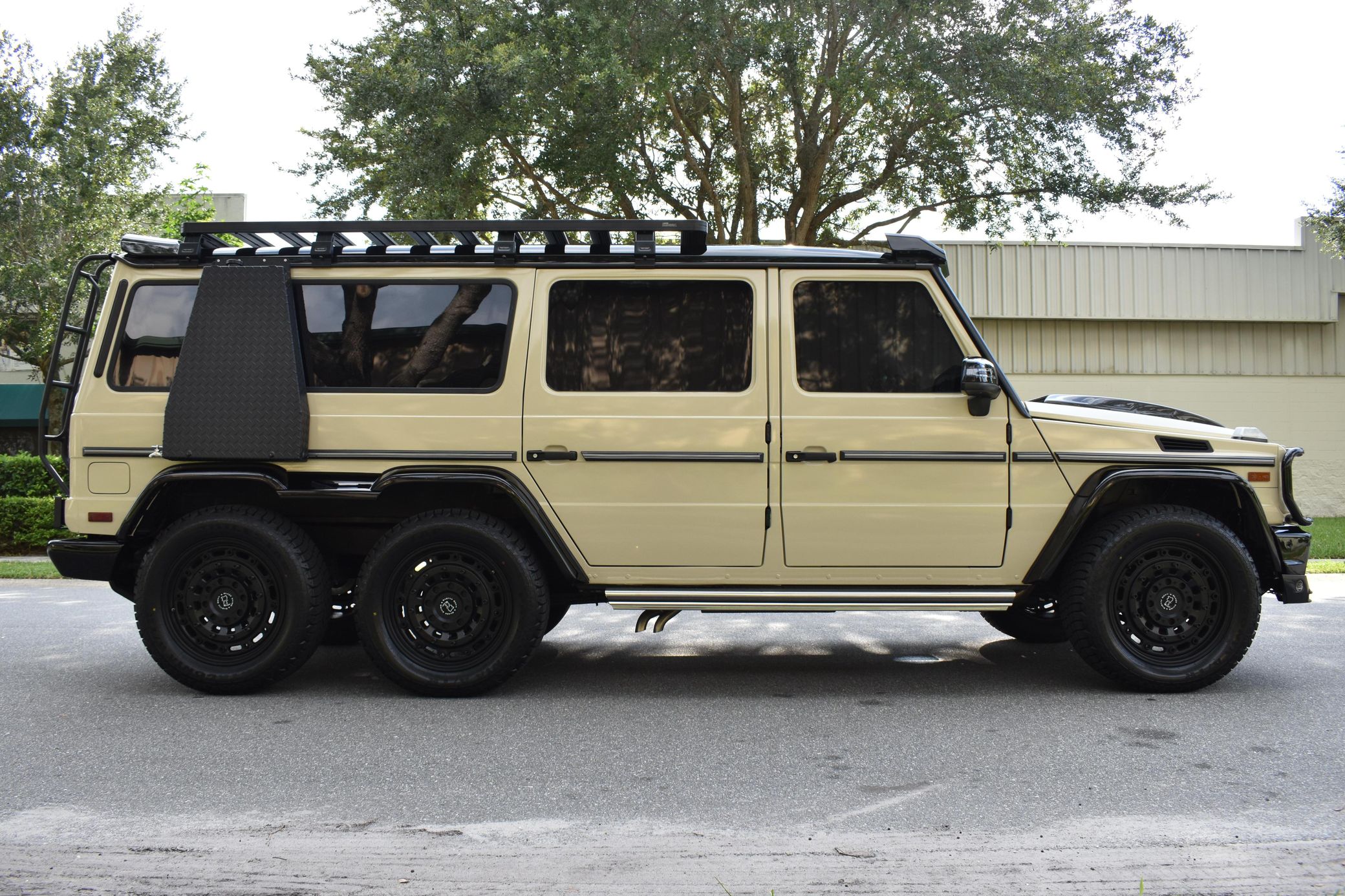 This Beige 2017 Mercedes-Benz G550 Six-Wheeler Up For Auction Is Anything But Boring