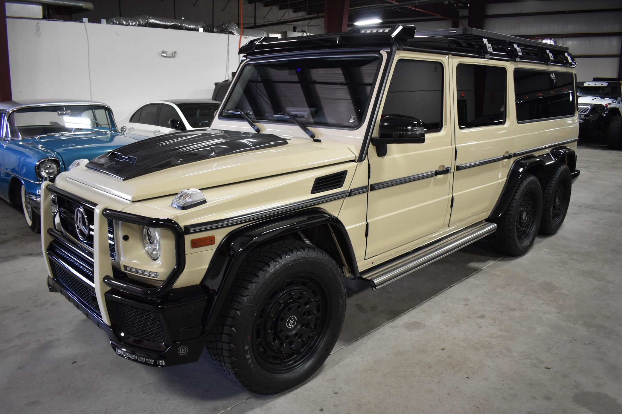 This Beige 2017 Mercedes-Benz G550 Six-Wheeler Up For Auction Is Anything But Boring