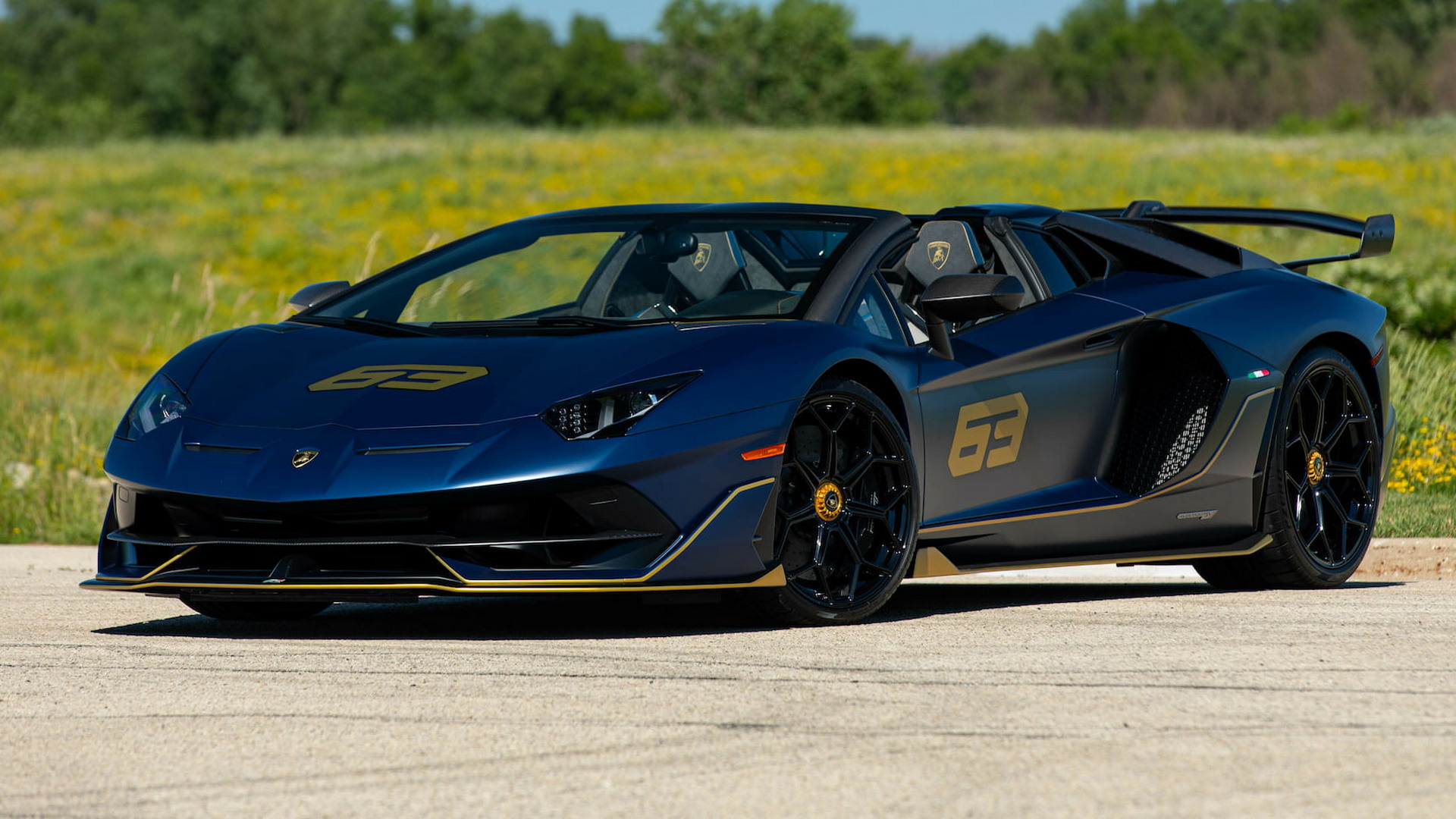 Who Needs A New Lamborghini Countach When You Can Buy This Aventador SVJ 63 Roadster