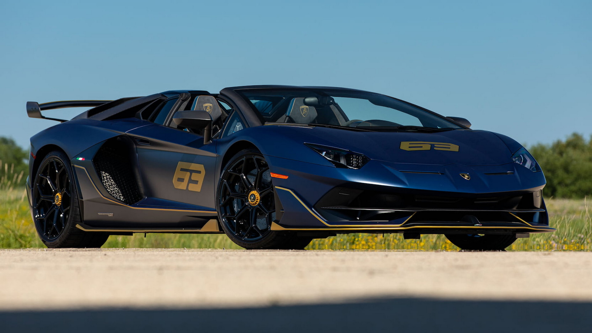 Who Needs A New Lamborghini Countach When You Can Buy This Aventador SVJ 63 Roadster