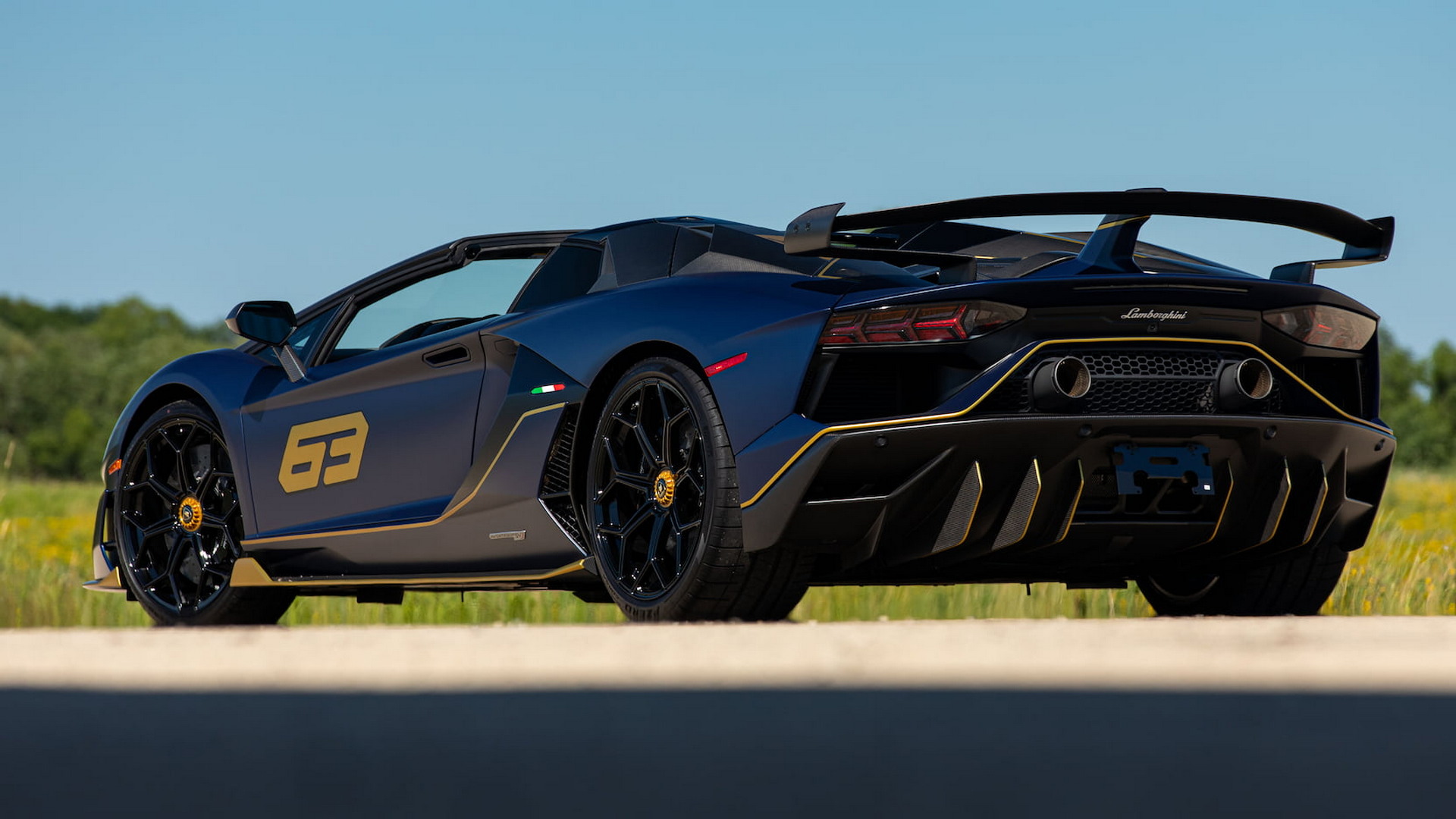 Who Needs A New Lamborghini Countach When You Can Buy This Aventador SVJ 63 Roadster