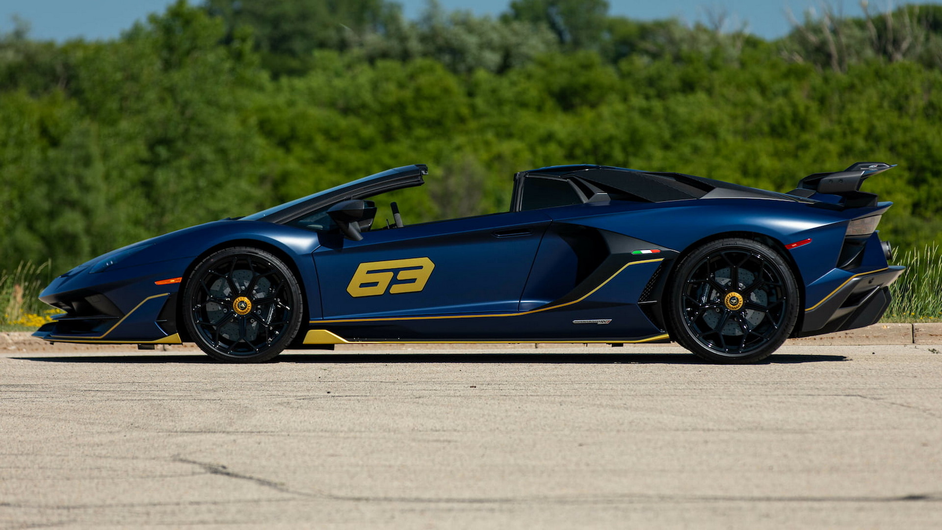 Who Needs A New Lamborghini Countach When You Can Buy This Aventador SVJ 63 Roadster