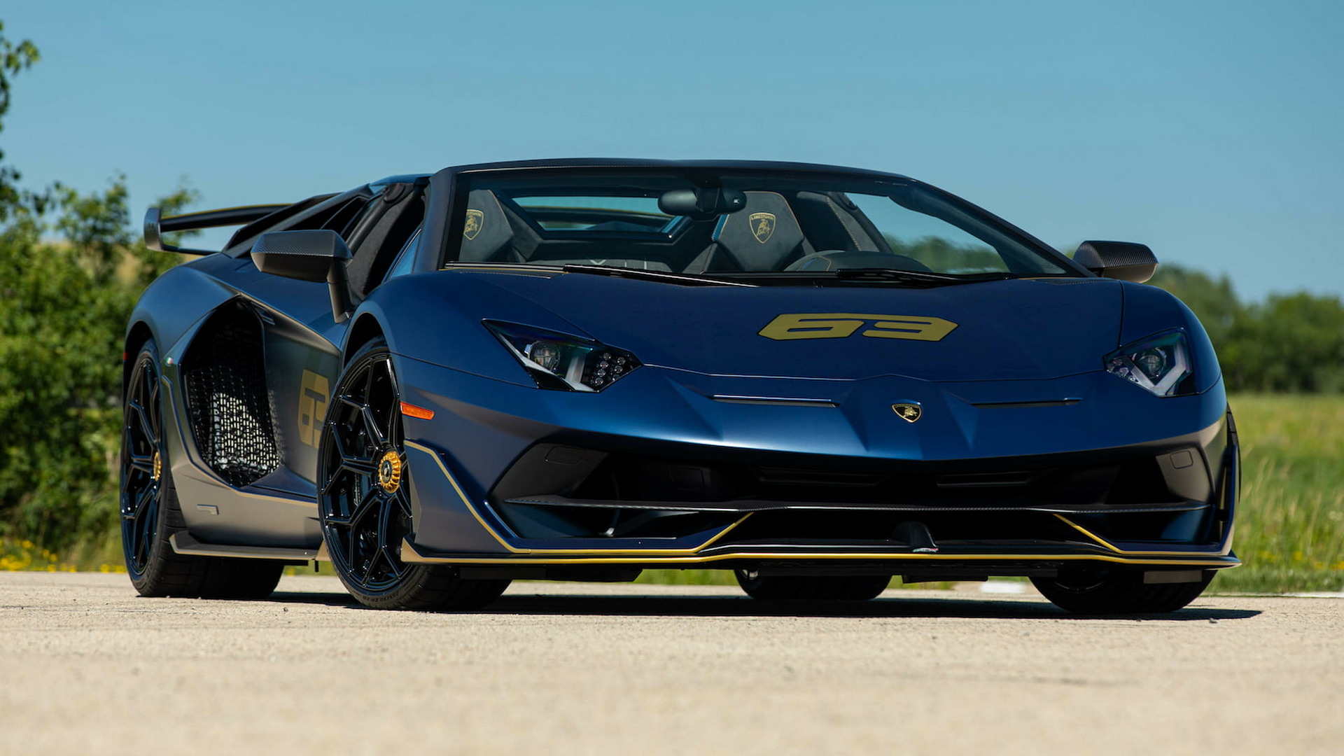 Who Needs A New Lamborghini Countach When You Can Buy This Aventador SVJ 63 Roadster