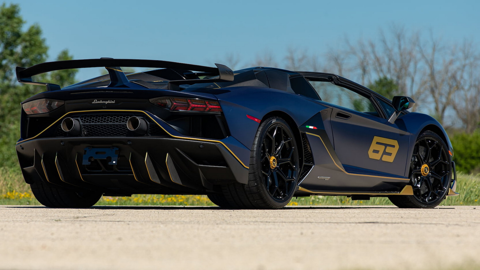 Who Needs A New Lamborghini Countach When You Can Buy This Aventador SVJ 63 Roadster