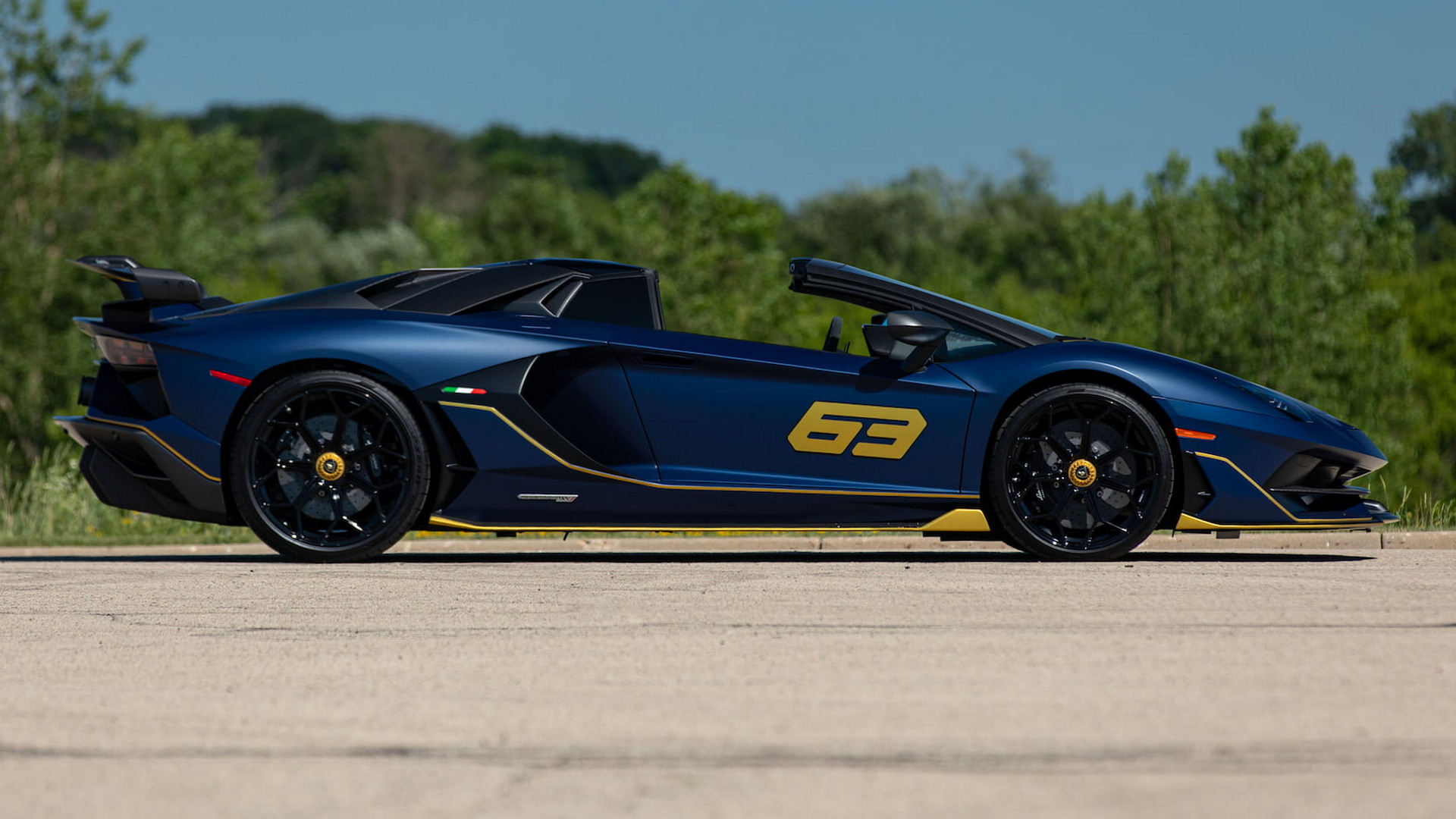 Who Needs A New Lamborghini Countach When You Can Buy This Aventador SVJ 63 Roadster