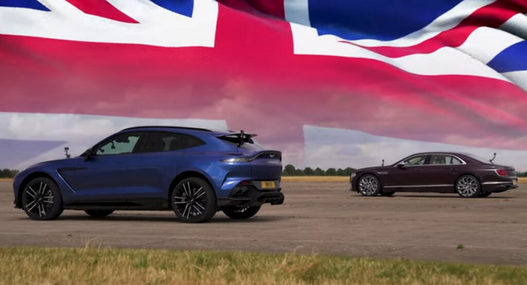 British Four-Door Fury: Can The W12 Bentley Flying Spur Outrun An Aston Martin DBX707?
