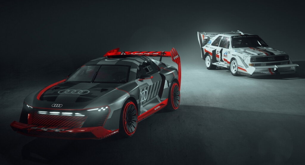 Audi S1 E-tron Quattro Hoonitron To Make U.S. Debut At Monterey Alongside The Car That Inspired It
