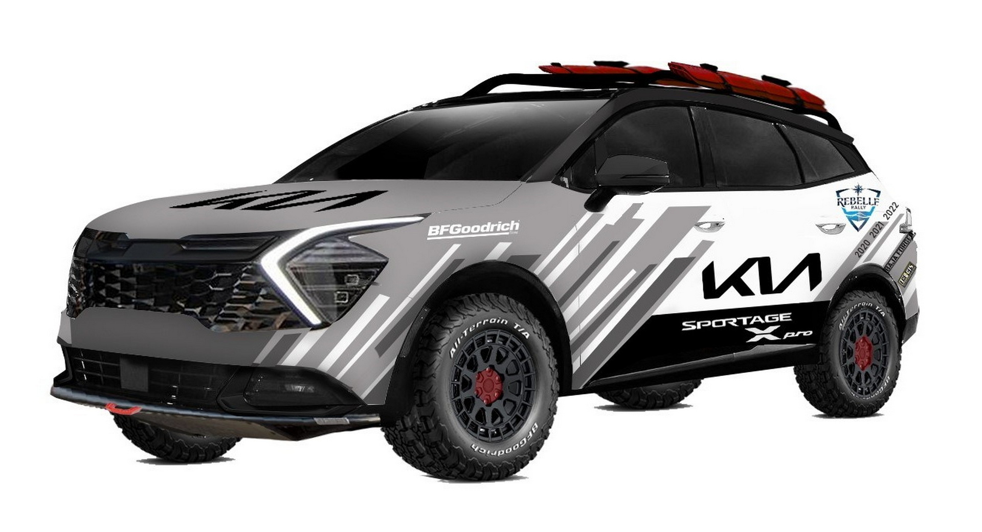 Kia taquine le Sportage X-Pro qui participera au rallye Rebelle 2022