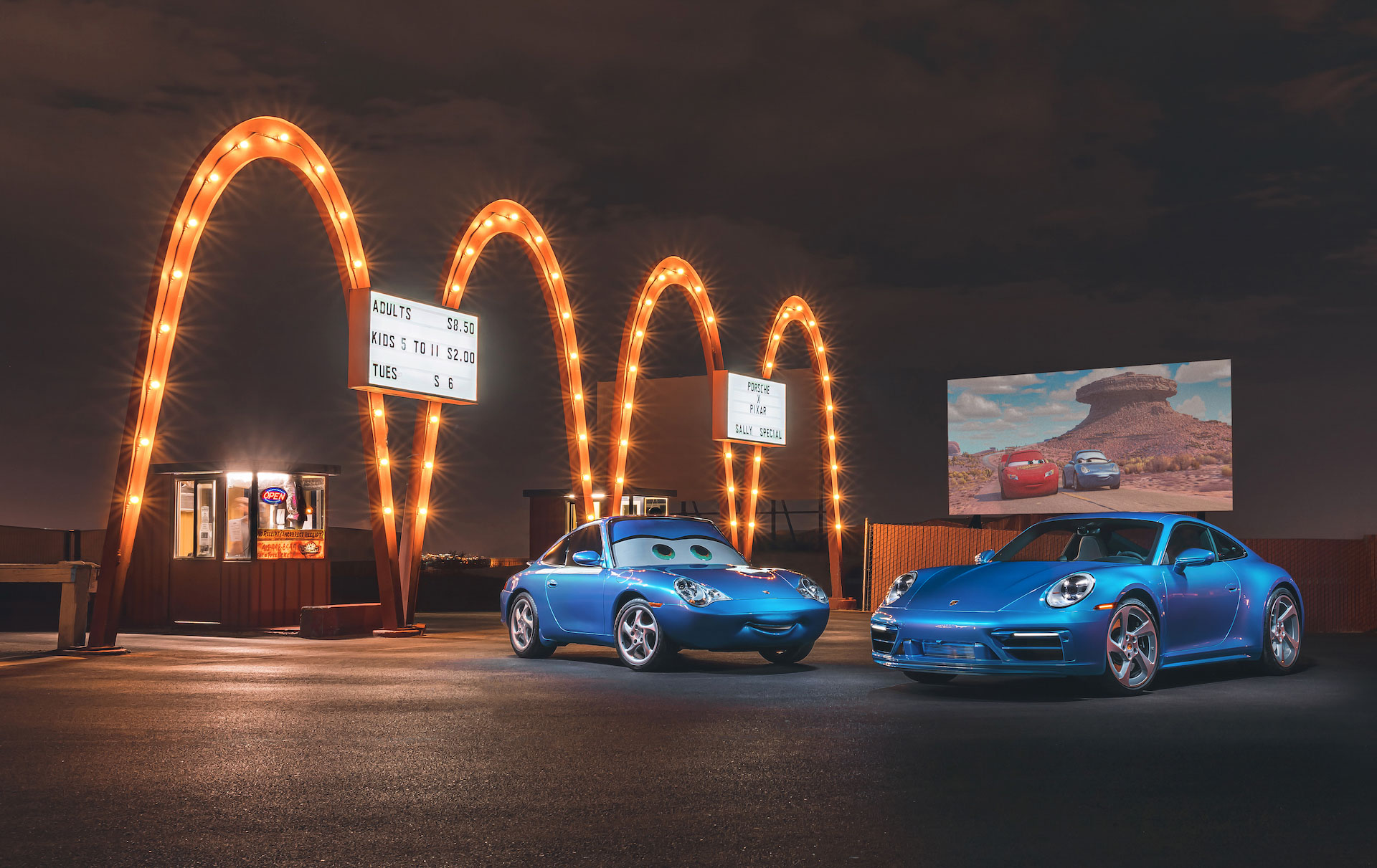 Porsche 911 Sally Special Is A Modified 992 Carrera GTS Inspired By Pixar’s Cars Movie