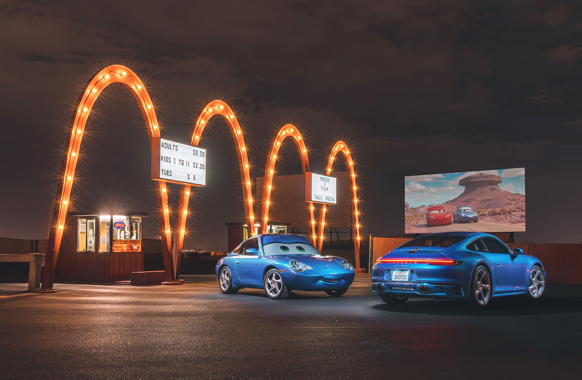 Porsche 911 Sally Special Is A Modified 992 Carrera GTS Inspired By Pixar’s Cars Movie