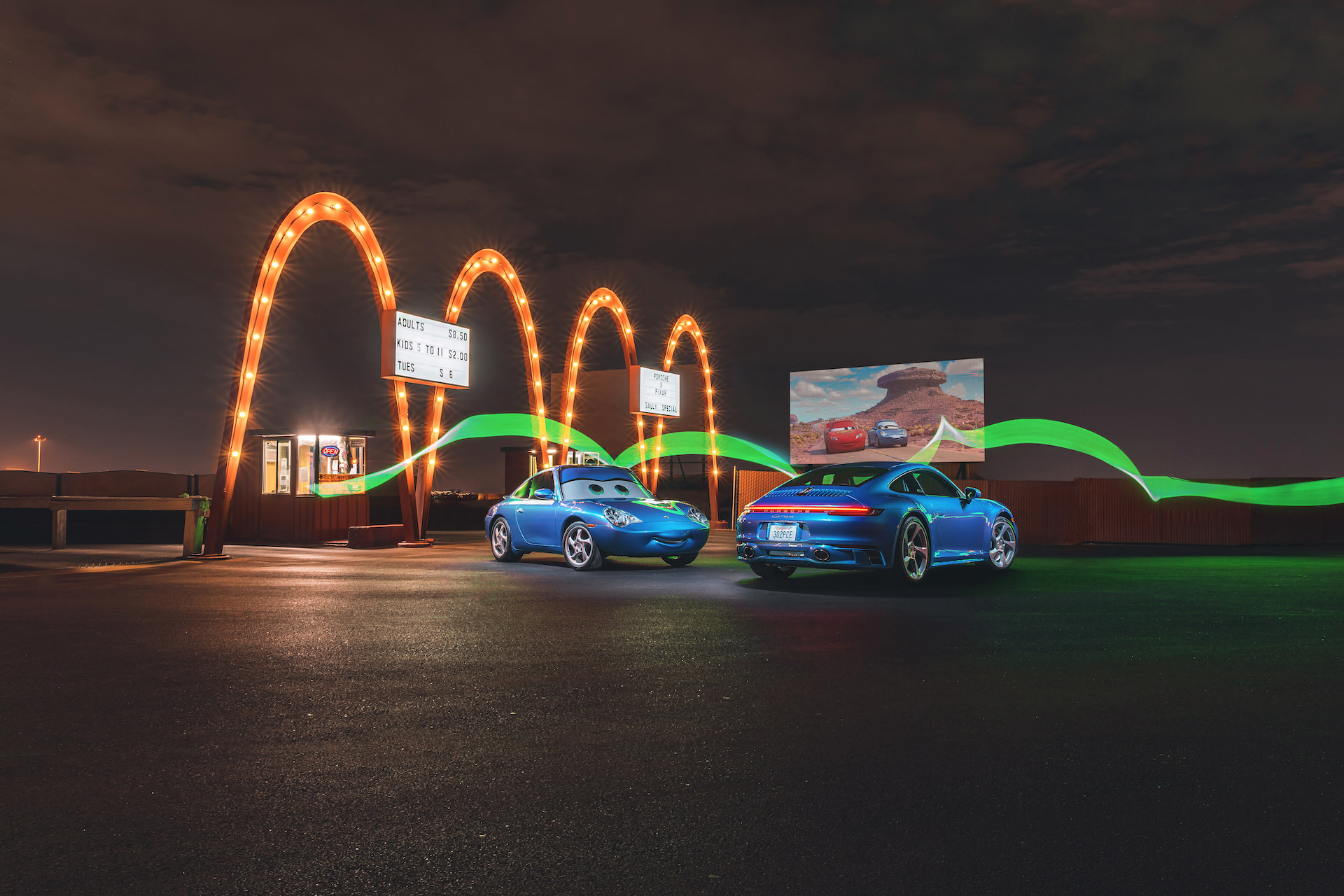 Porsche 911 Sally Special Is A Modified 992 Carrera GTS Inspired By Pixar’s Cars Movie