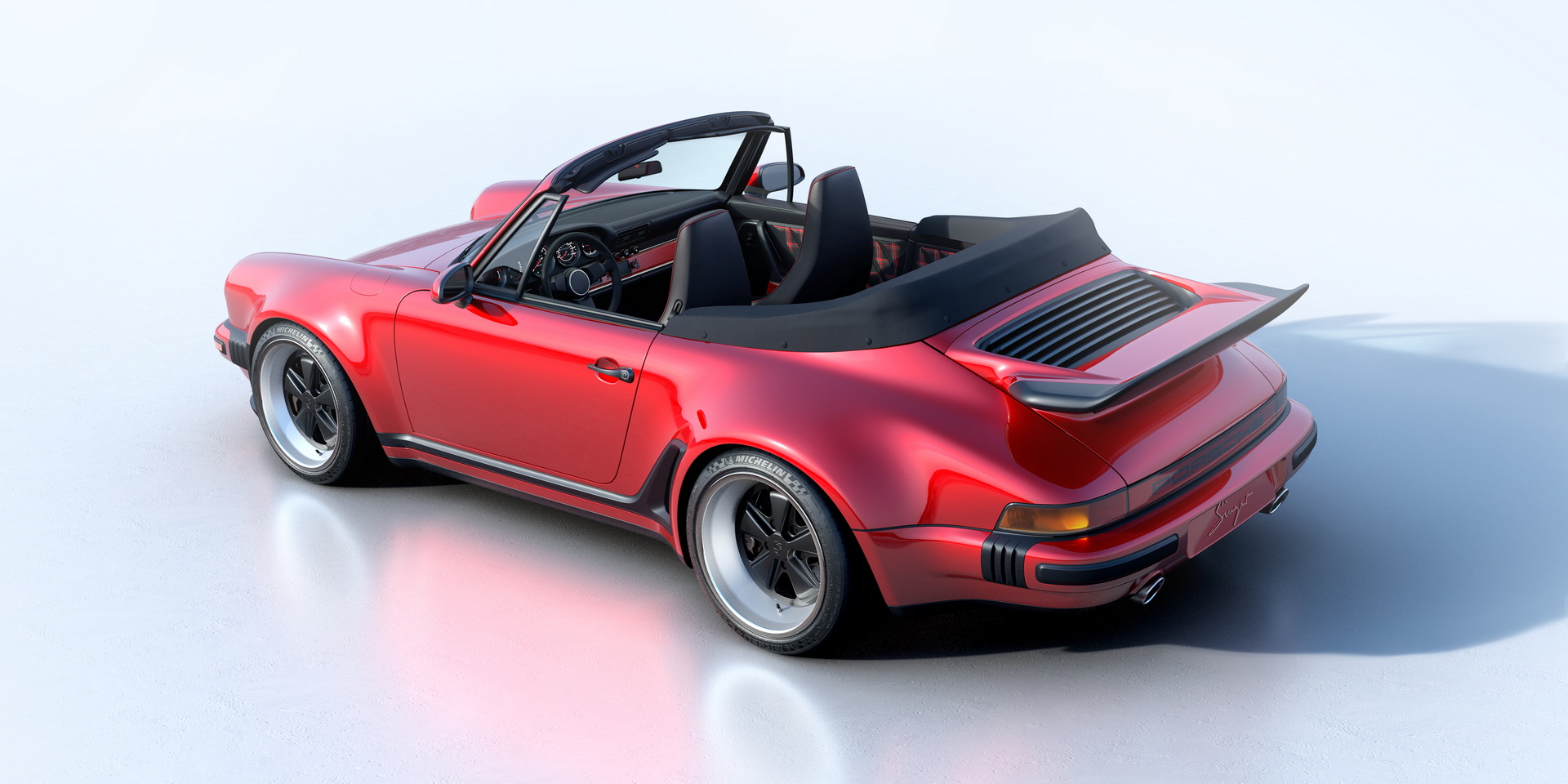 Singer Reveals Its First Cabriolet With Restomod Porsche 930 Turbo