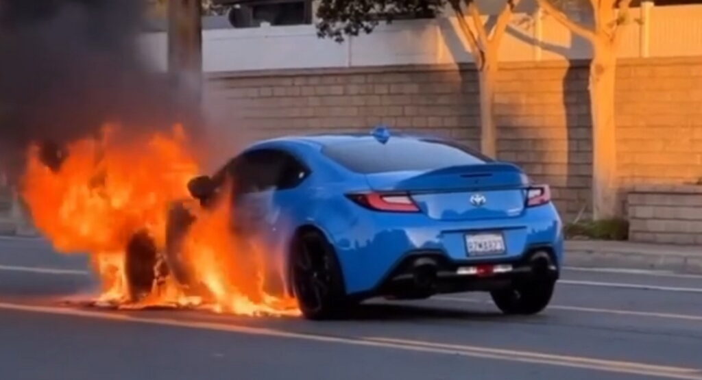  Toyota GR86 Allegedly Catches Fire 12 Hours After Returning From 4-Month Long Repair At Dealership