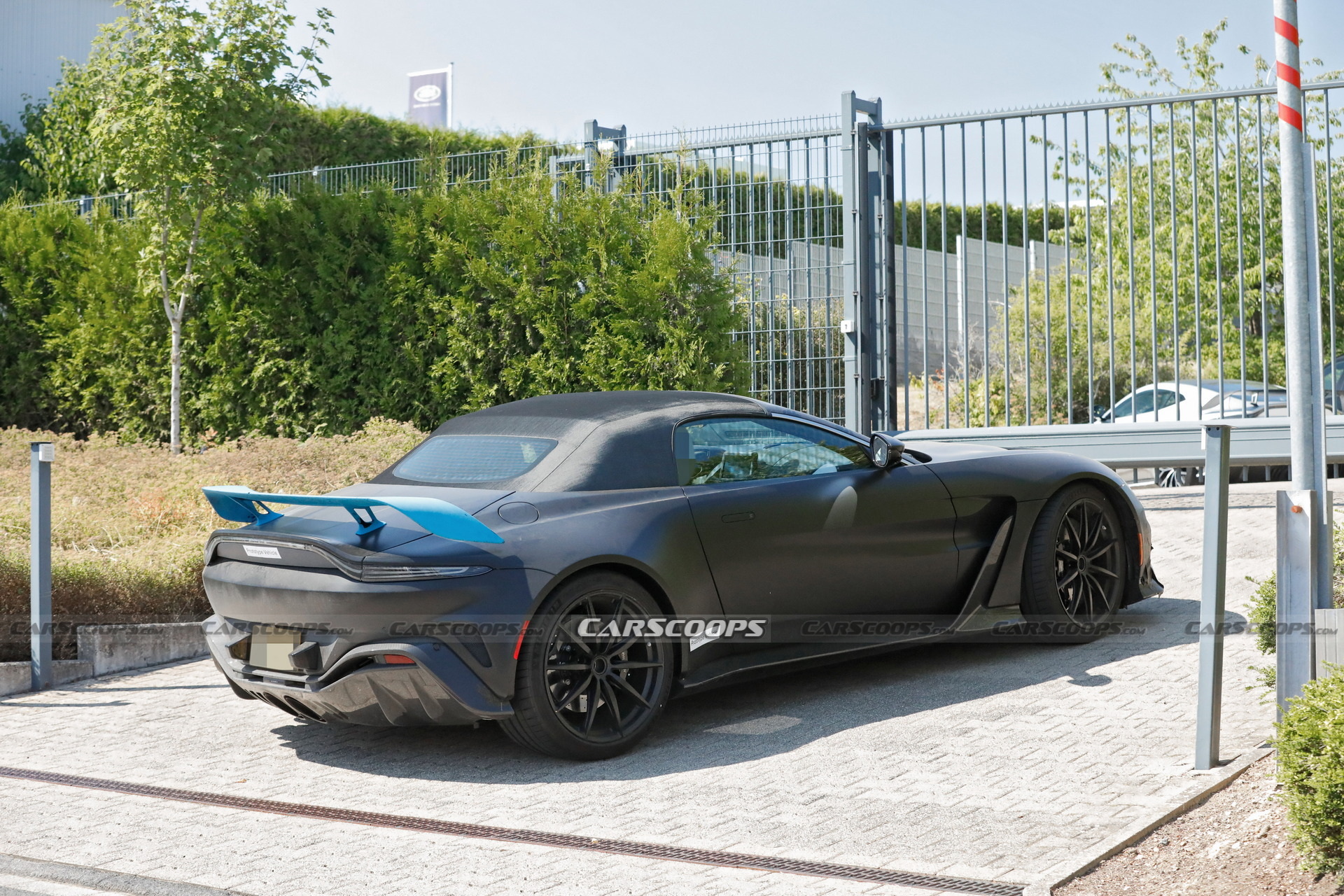 2023 Aston Martin V12 Vantage Roadster Spied All But Undisguised