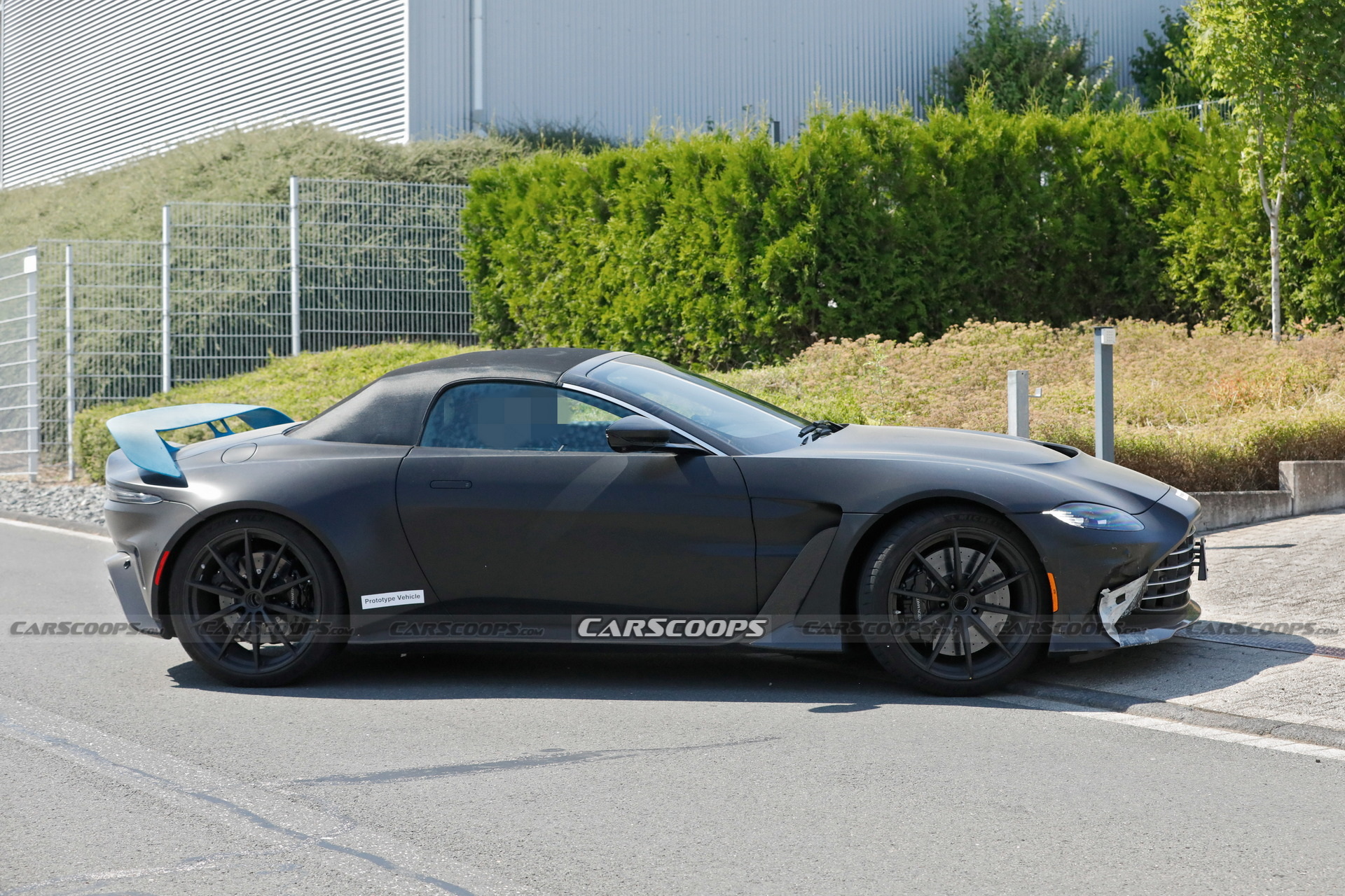 2023 Aston Martin V12 Vantage Roadster Spied All But Undisguised