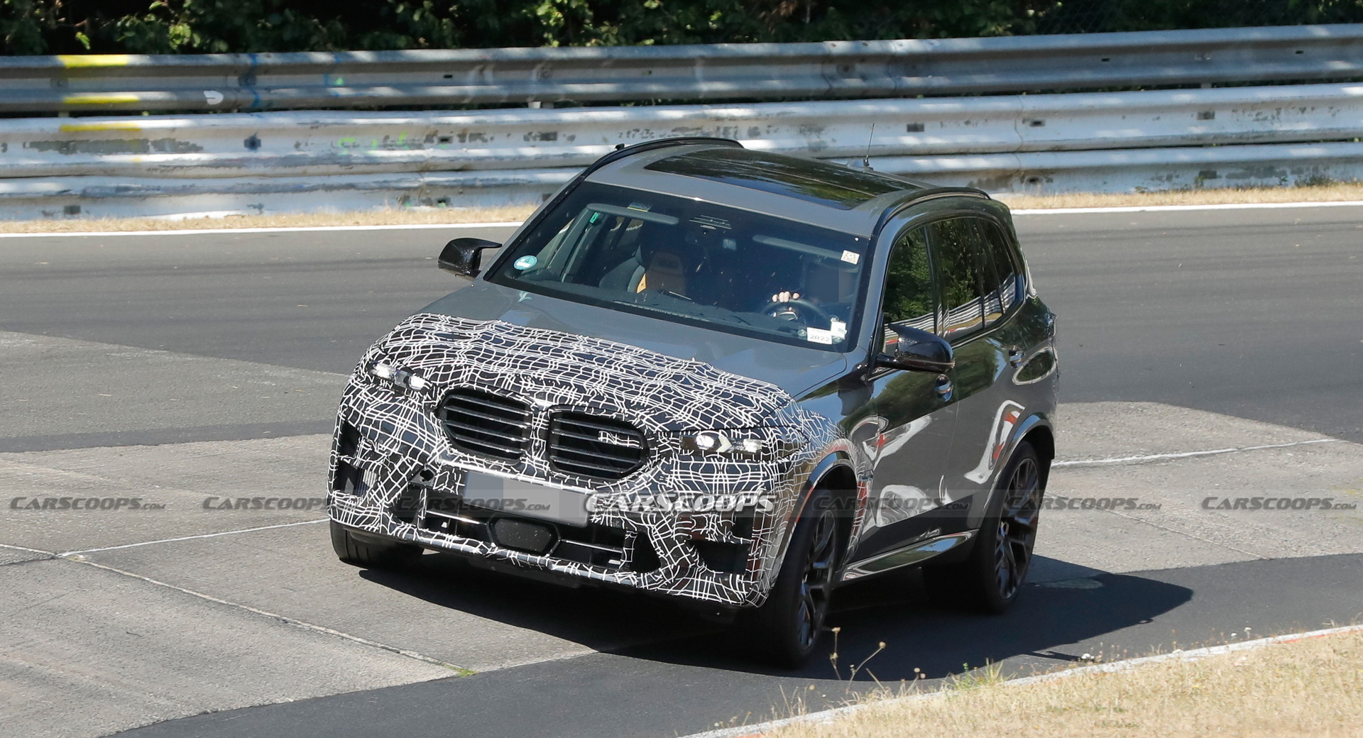 2024 BMW X5 M Shows A Little More Grille While Testing At The Nurburgring