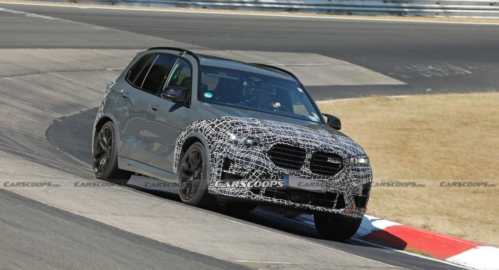 2024 BMW X5 M Shows A Little More Grille While Testing At The Nurburgring