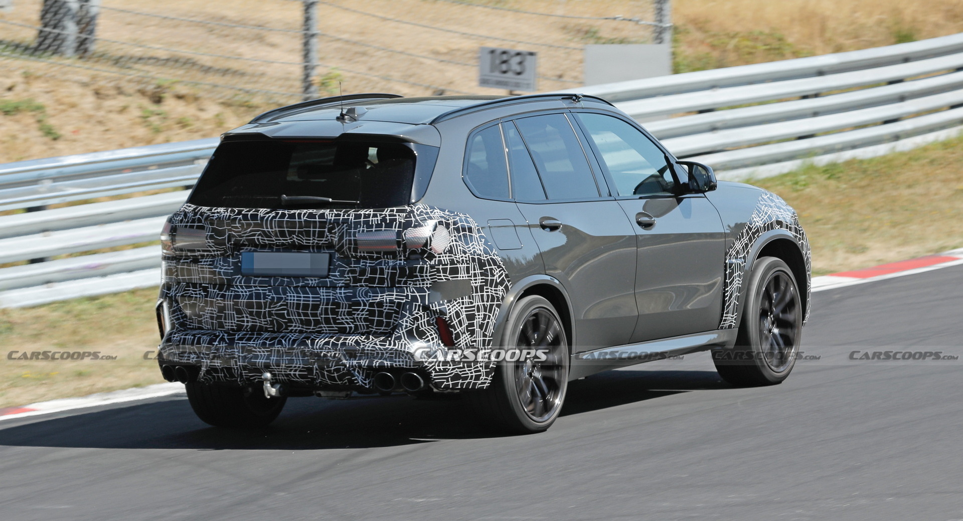 2024 BMW X5 M Shows A Little More Grille While Testing At The Nurburgring