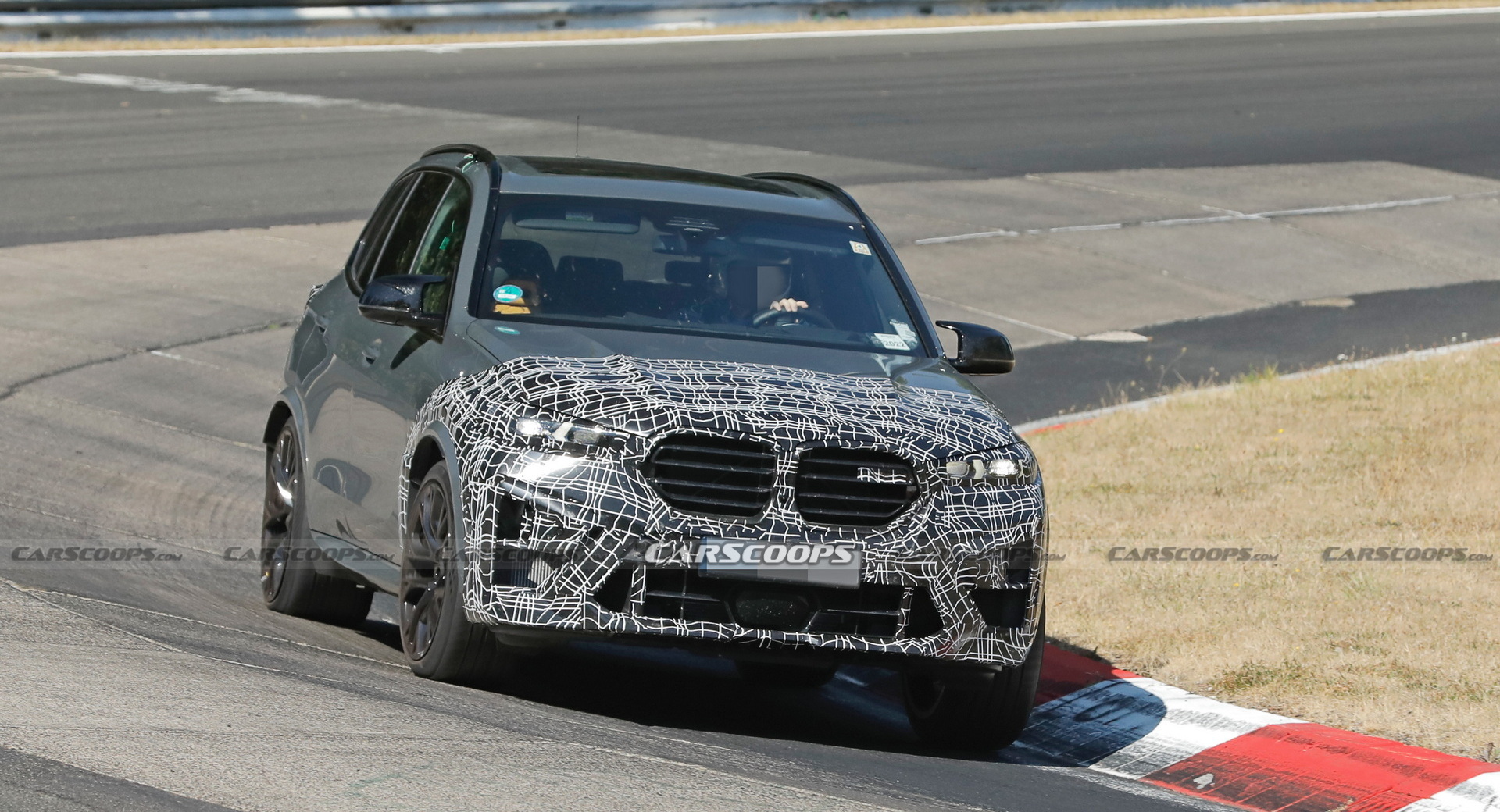 2024 BMW X5 M Shows A Little More Grille While Testing At The Nurburgring