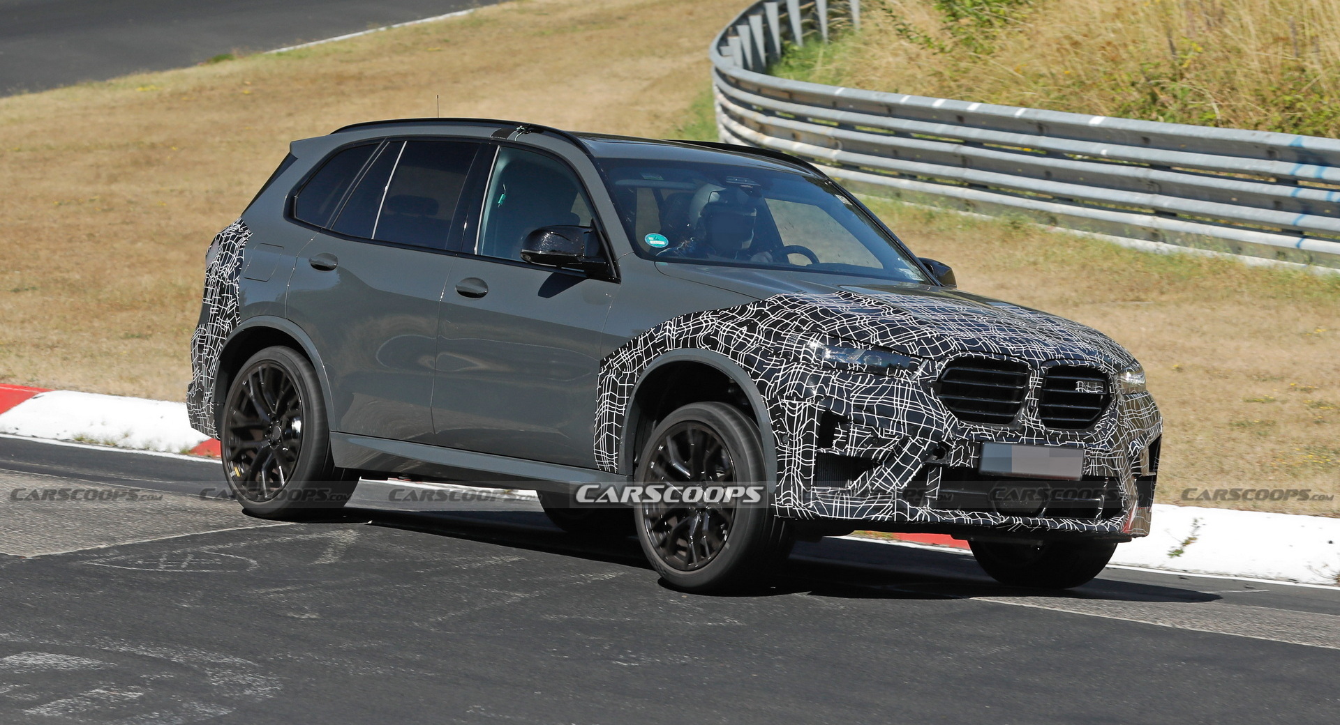 2024 BMW X5 M Shows A Little More Grille While Testing At The Nurburgring