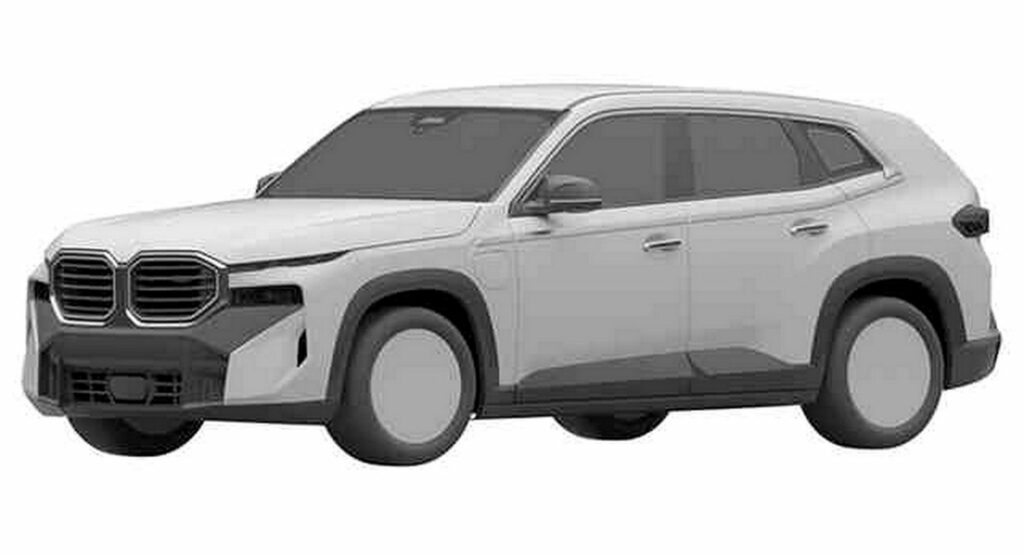  Production 2023 BMW XM Revealed In New Patent Photos With Subtle Design Changes