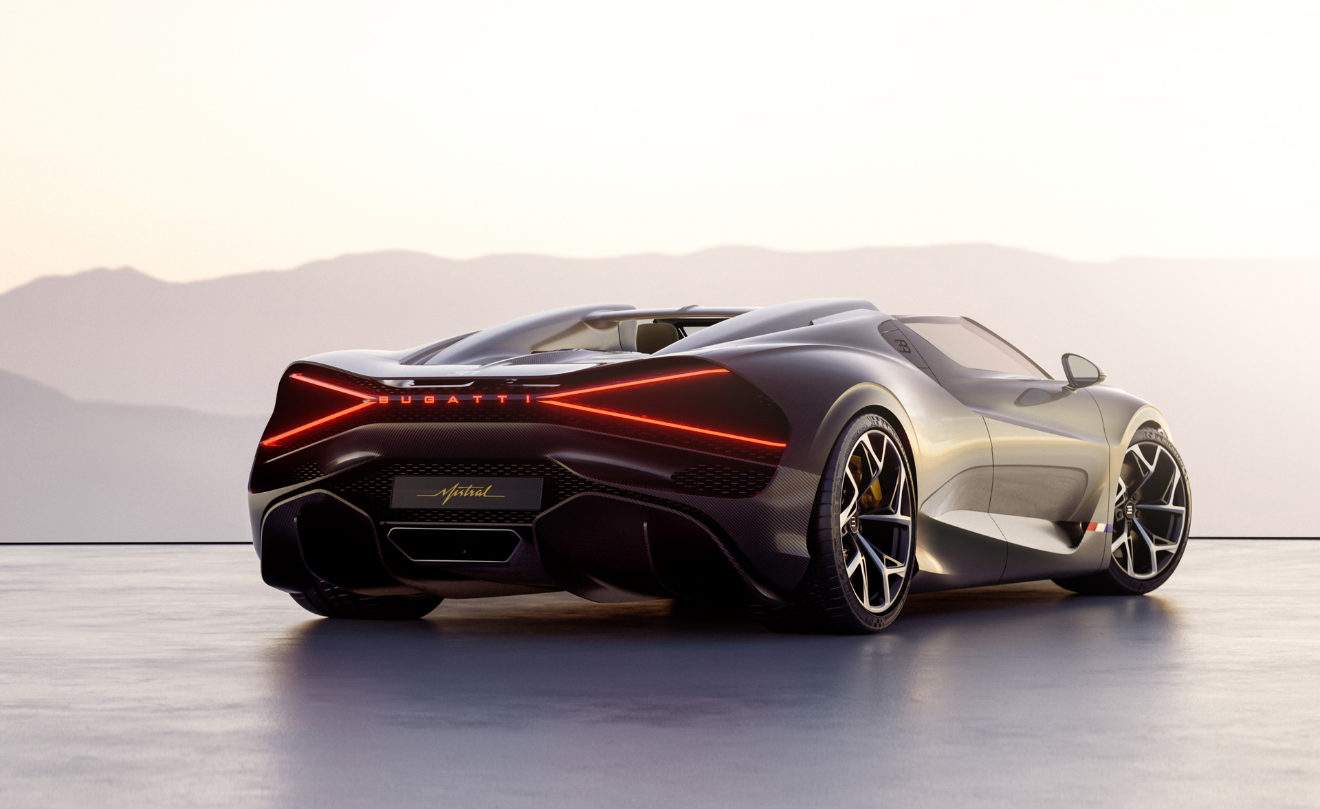 $5M Bugatti W16 Mistral Roadster Gets Chiron Super Sport 300+’s 1,578 HP Engine, Is Limited To 99 Units