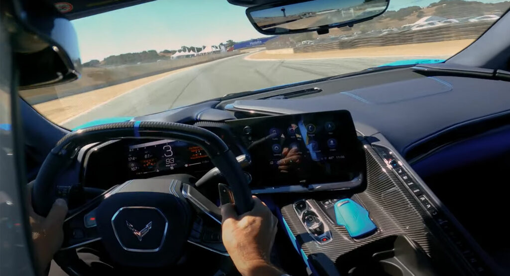  Watch The 2023 Corvette Z06 Scream Its Way Through Laguna Seca