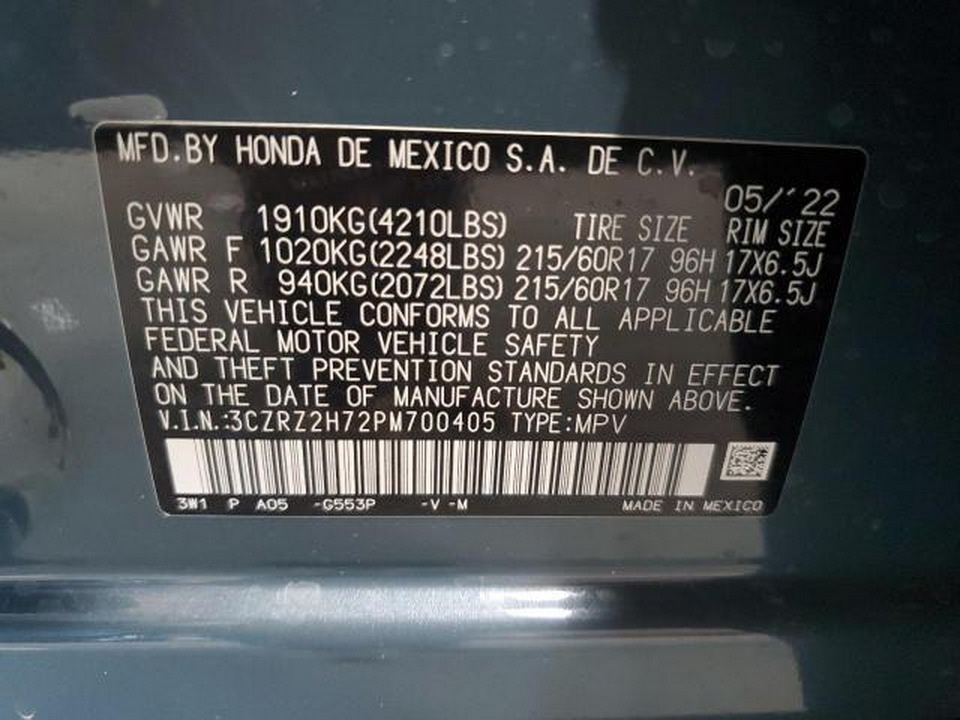 That Was Fast: A Handful Of 2023 Honda HR-Vs Have Already Been Crashed