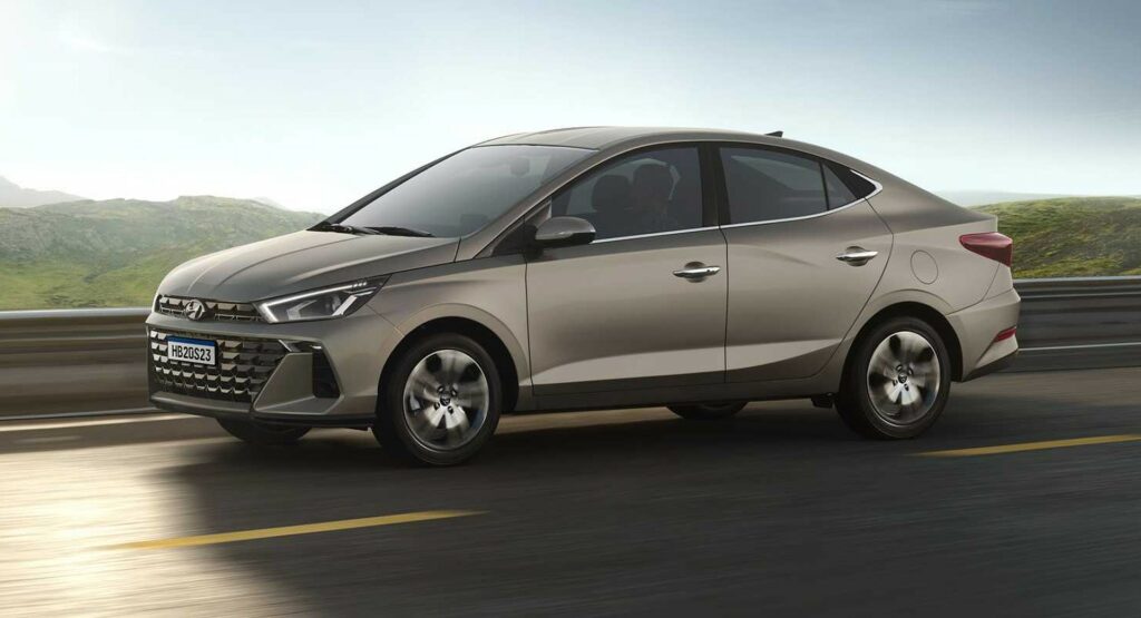  2023 Hyundai HB20S Facelift Brings Upmarket Styling To The Budget Brazilian Sedan
