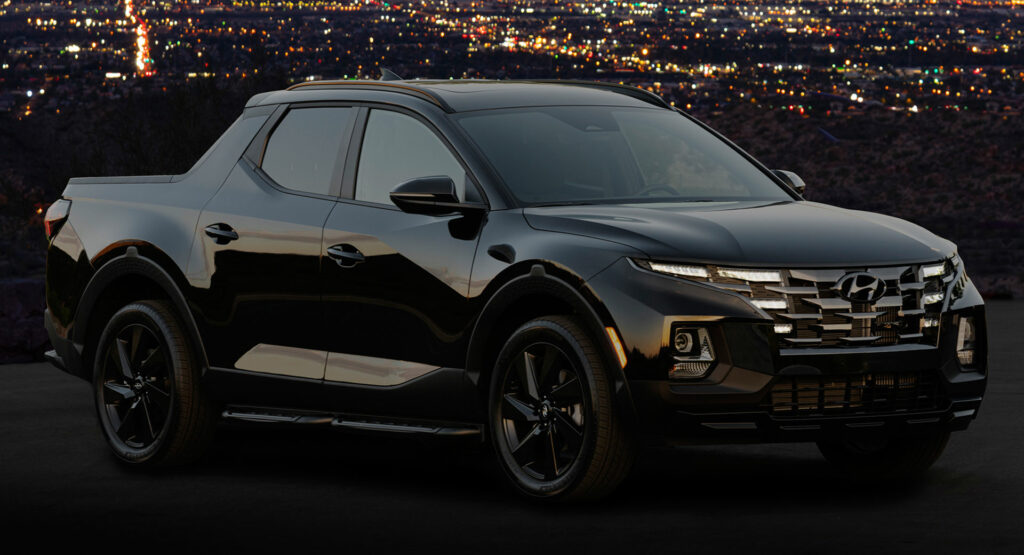 2023 Hyundai Santa Cruz Goes Dark With New Night Variant Carscoops