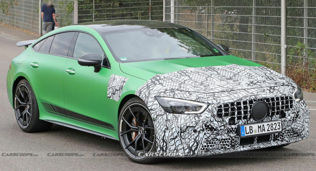  Mercedes-AMG GT 4-Door Prototype Suggests A Facelift Might Be In The Works