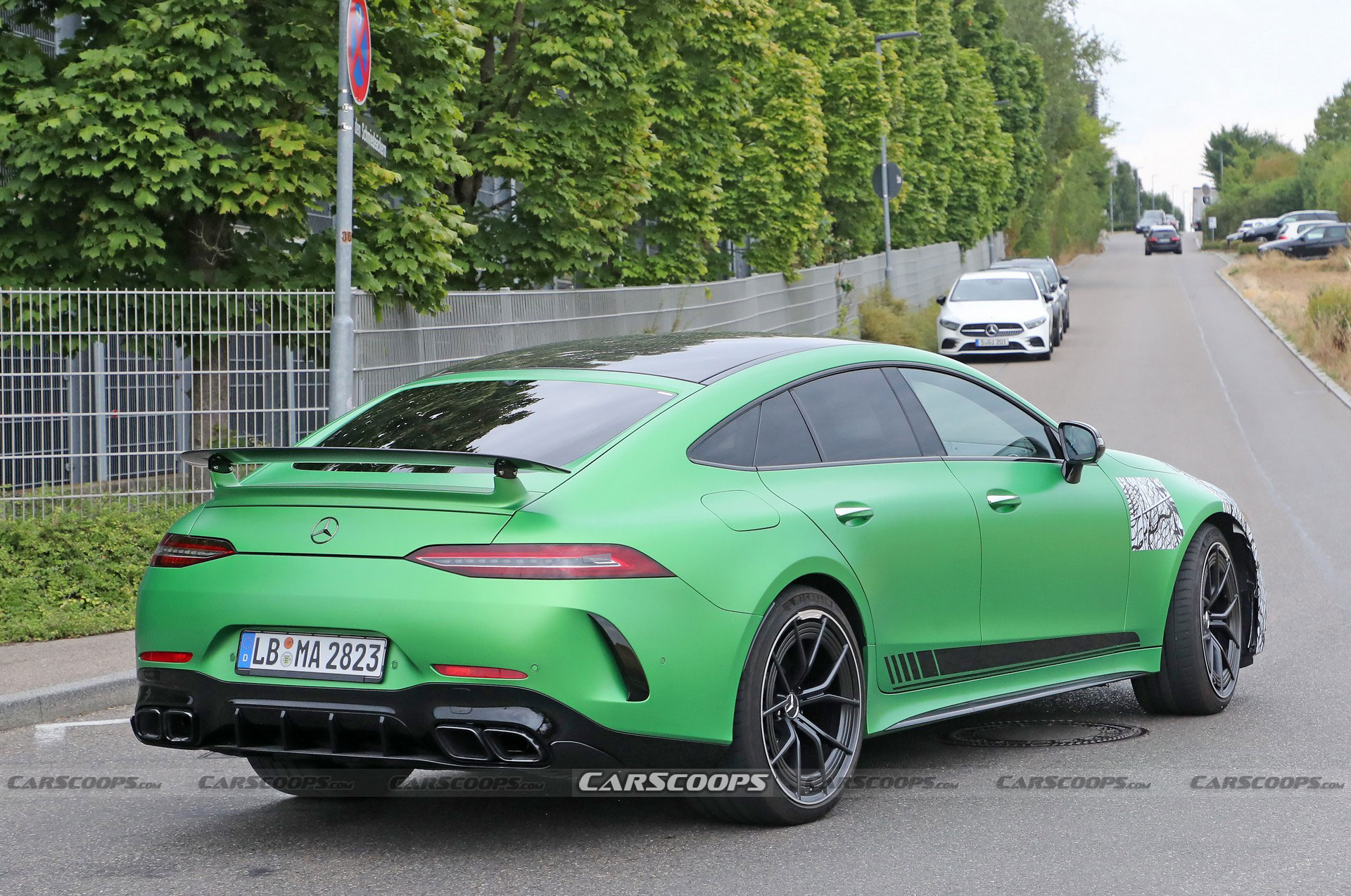 Mercedes-AMG GT 4-Door Prototype Suggests A Facelift Might Be In The Works