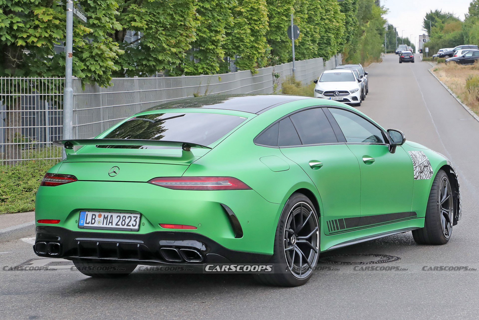 Mercedes-AMG GT 4-Door Prototype Suggests A Facelift Might Be In The Works