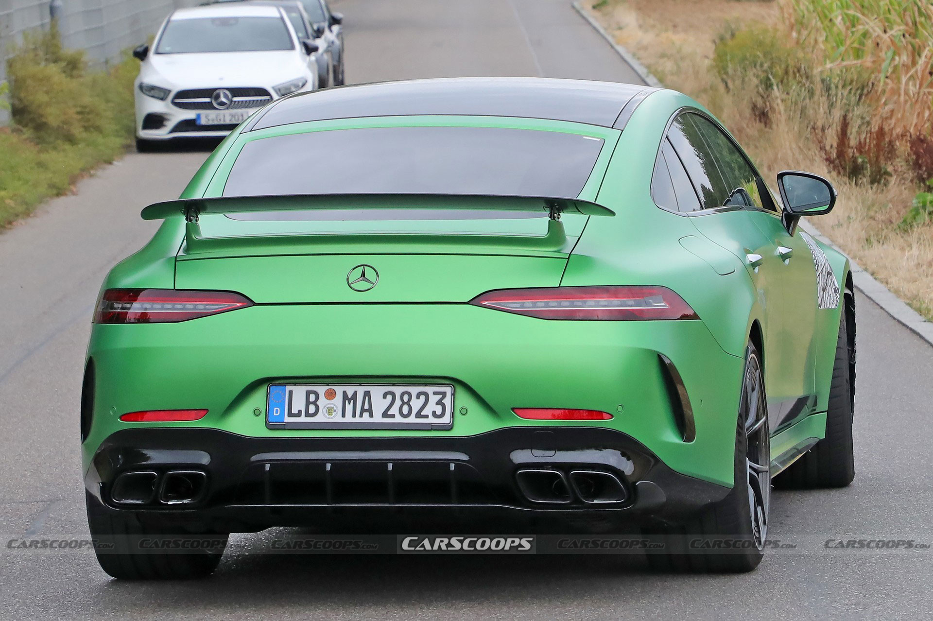 Mercedes-AMG GT 4-Door Prototype Suggests A Facelift Might Be In The Works