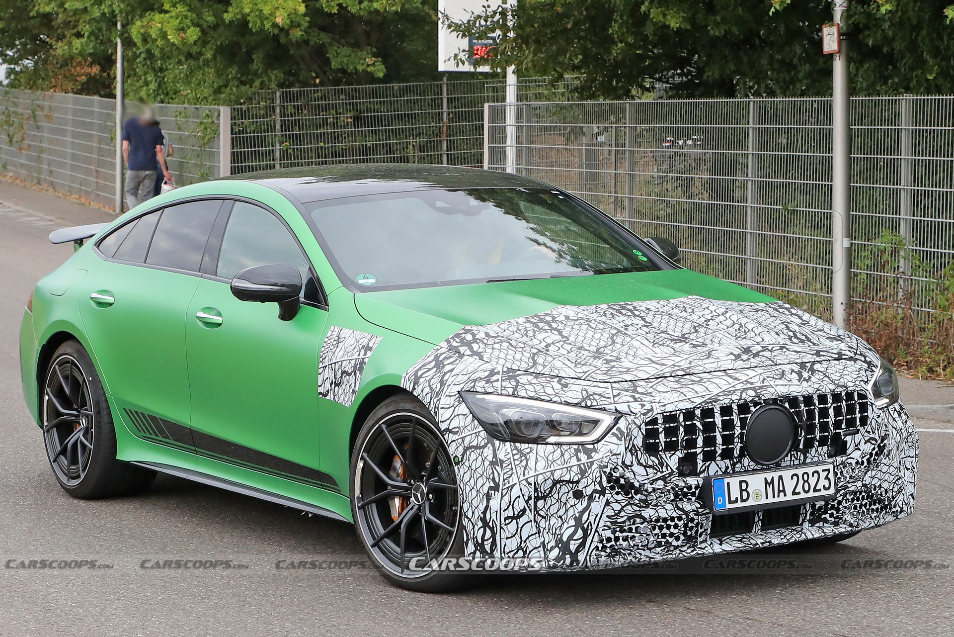Mercedes-AMG GT 4-Door Prototype Suggests A Facelift Might Be In The Works