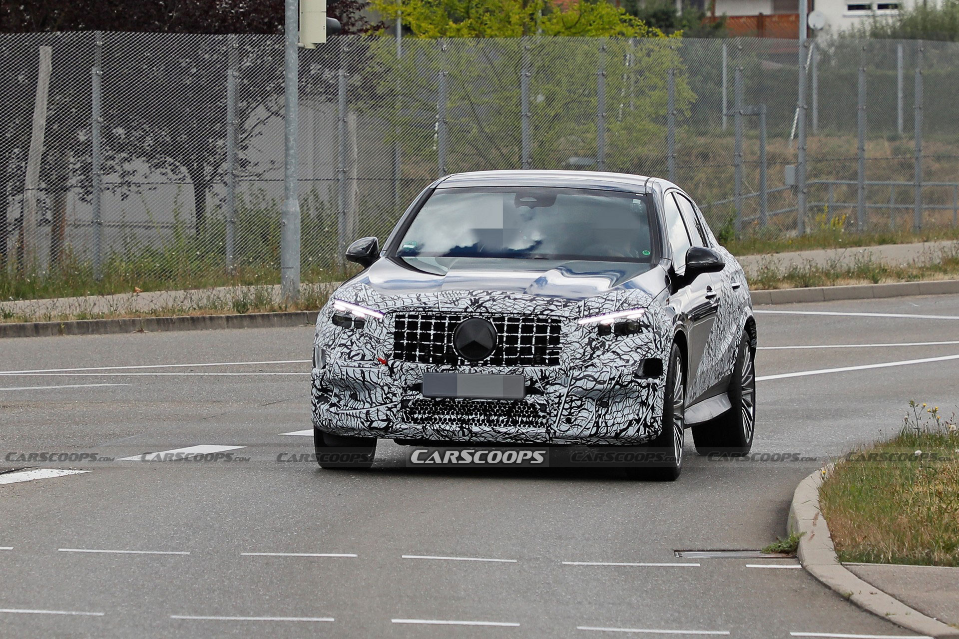 2024 Mercedes GLC Coupe Spied In Mild And Wild AMG Guise