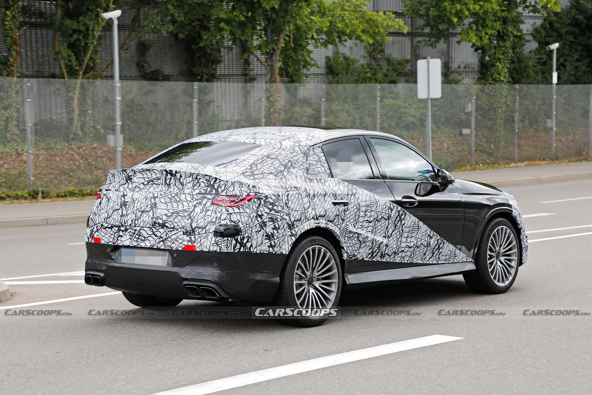 2024 Mercedes GLC Coupe Spied In Mild And Wild AMG Guise