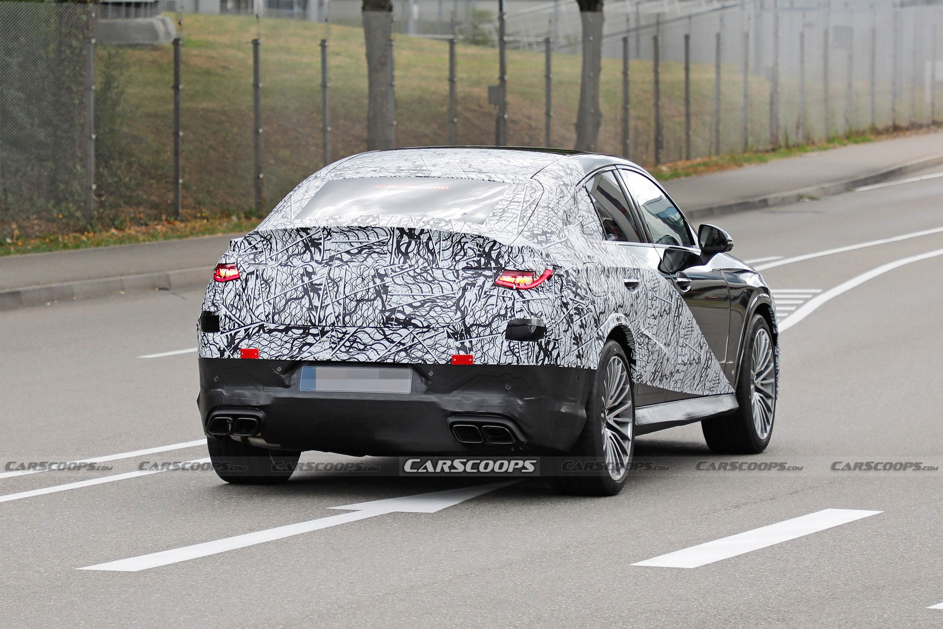 2024 Mercedes GLC Coupe Spied In Mild And Wild AMG Guise