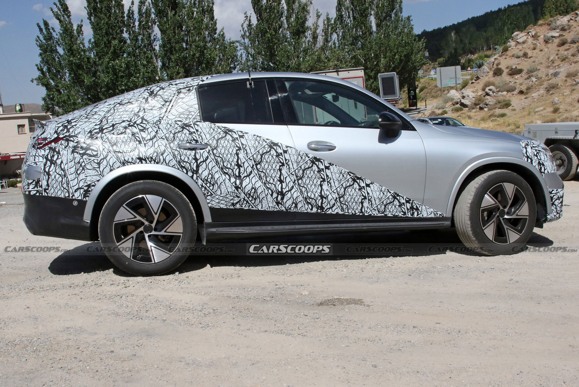 2024 Mercedes GLC Coupe Spied In Mild And Wild AMG Guise