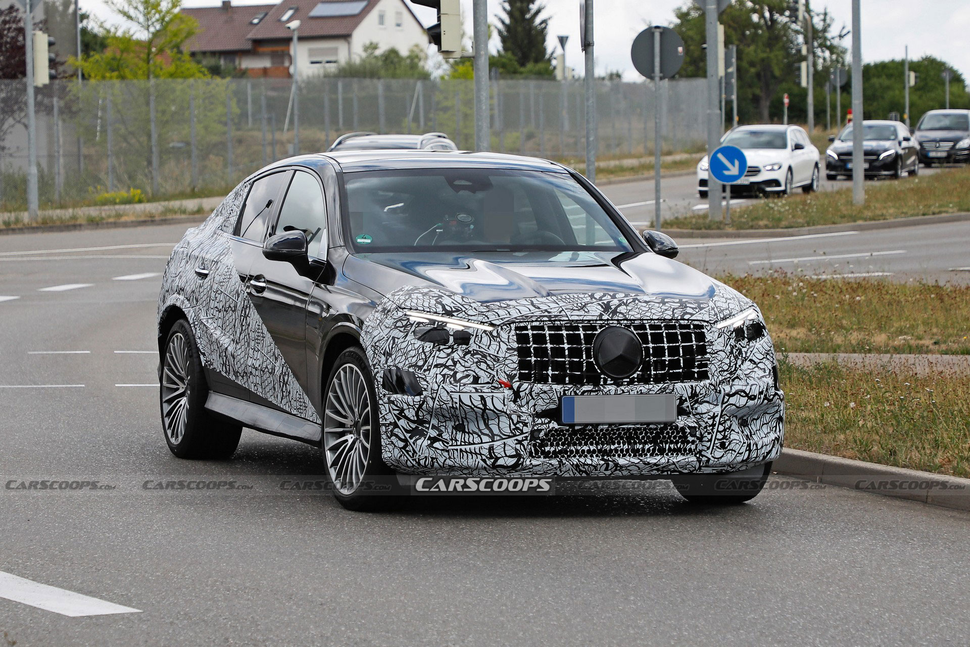 2024 Mercedes GLC Coupe Spied In Mild And Wild AMG Guise