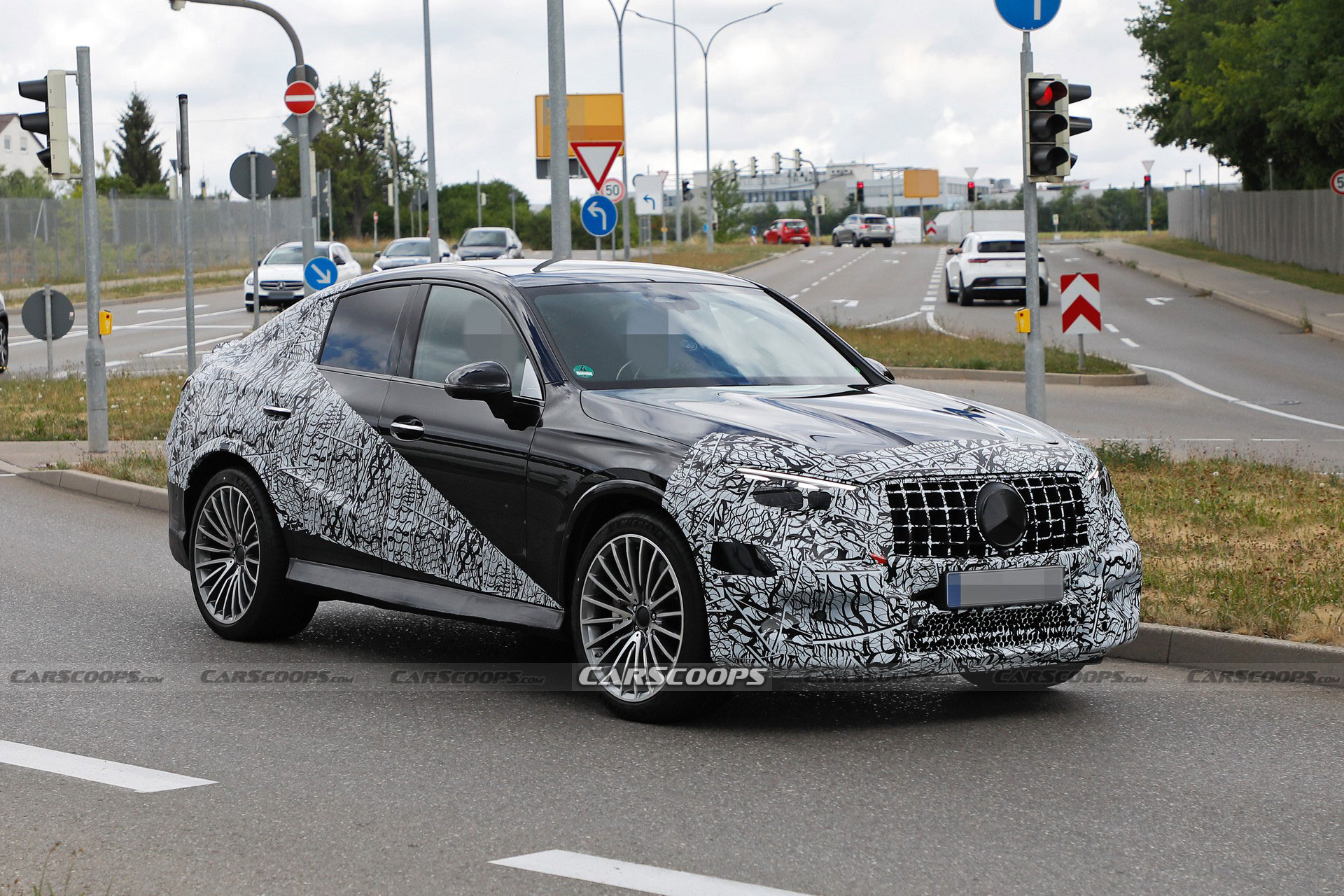 2024 Mercedes GLC Coupe Spied In Mild And Wild AMG Guise