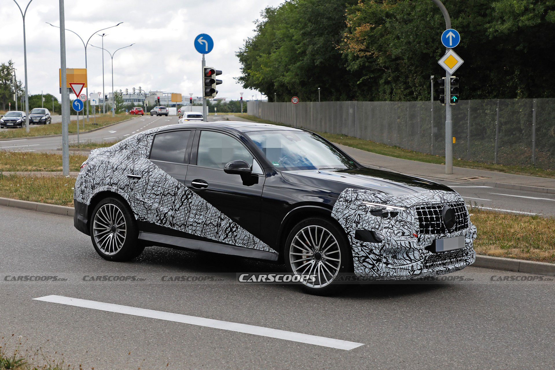 2024 Mercedes GLC Coupe Spied In Mild And Wild AMG Guise