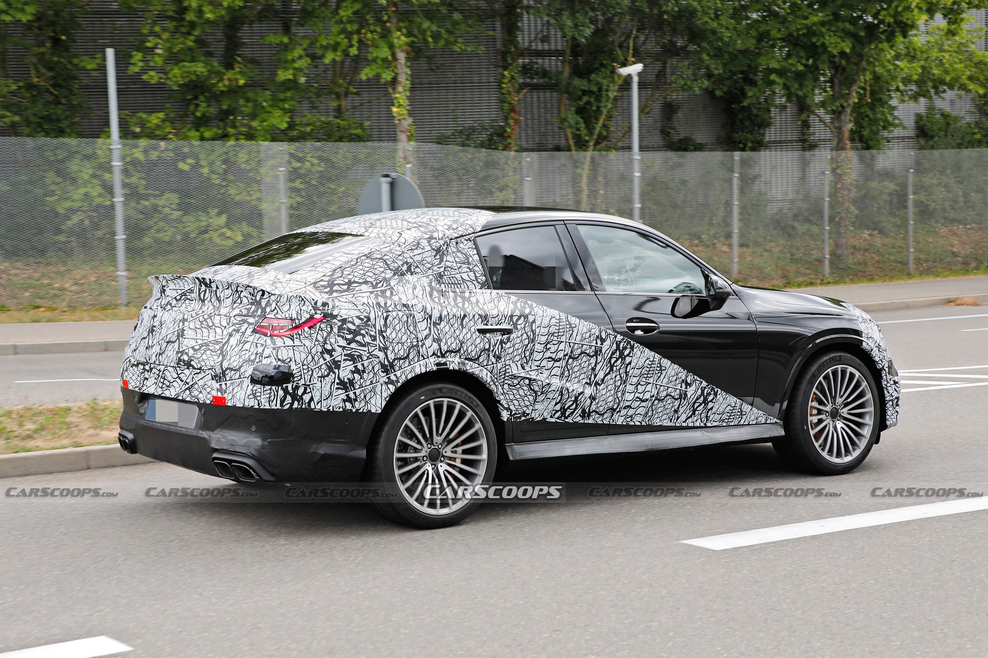 2024 Mercedes GLC Coupe Spied In Mild And Wild AMG Guise