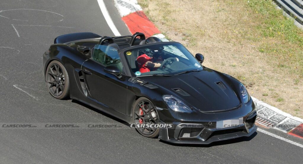 2023 Porsche 718 RS Spyder Goes Topless, Flashes Sexy Weissach Bucket Seats